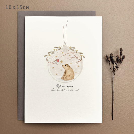 Robins Appear Christmas Card