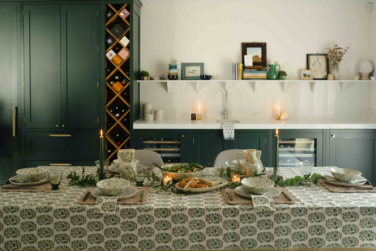 Olive Green Splatter Jug from Fasano Ceramiche