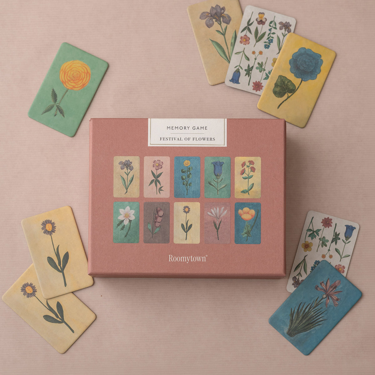 Roomytown Festival of Flowers Memory Game