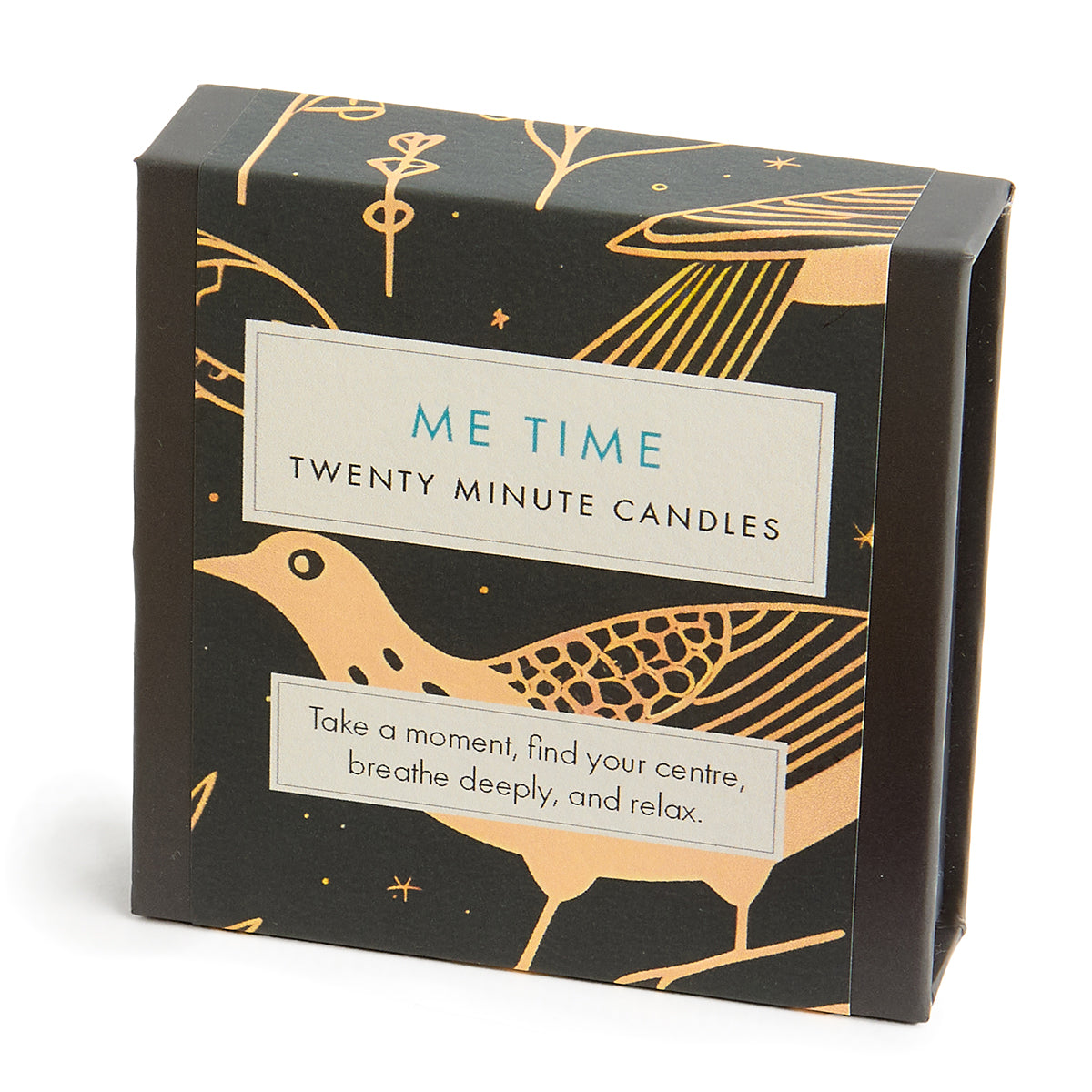 Cotton and Grey Mini Beeswax Candle Affirmations