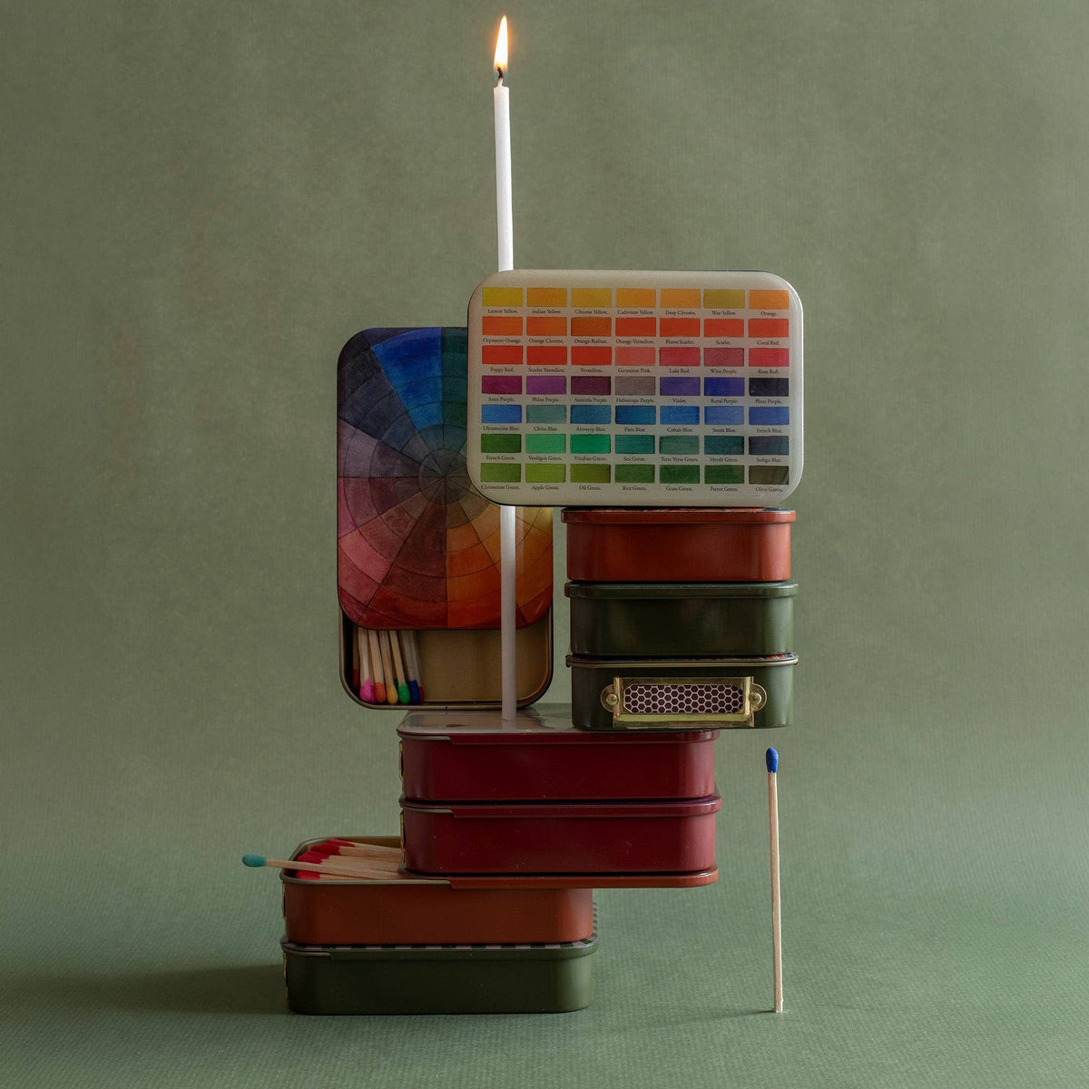 Matches in Tin - Fir Tree